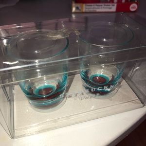 NWT Starbucks shot glasses (set of 2)